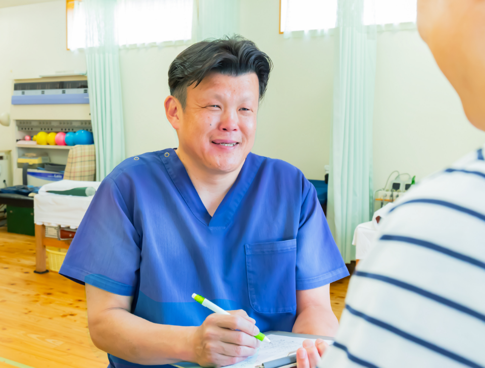 カウンセリングを行う様子