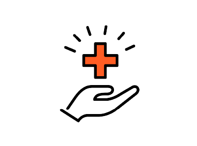 赤十字マークのイラスト