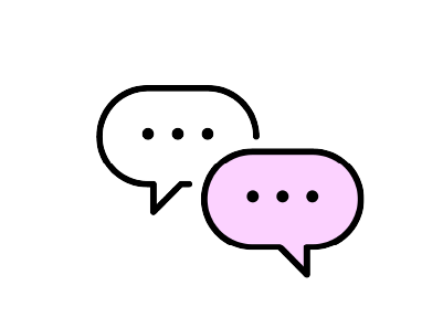 会話のイラスト