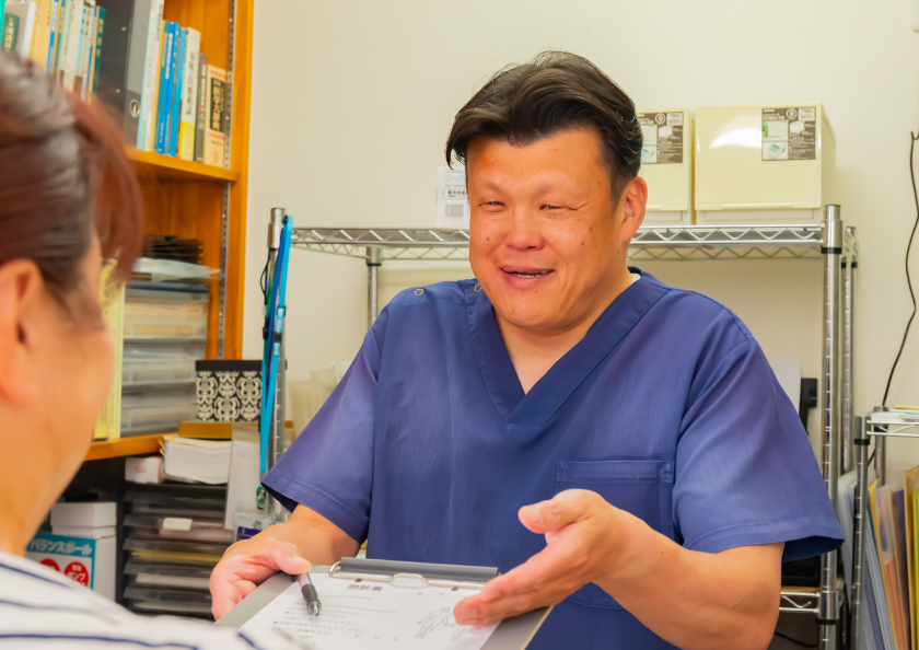 カウンセリングを行う様子